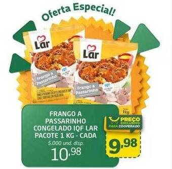 Cooper Frango a passarinho congelado iqf lar oferta