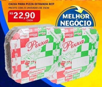 Assaí Atacadista Caixa para Pizza Oitavada RCP 35cm oferta