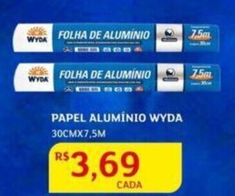 Assaí Atacadista Papel Aluminio Wyda 30cmx7.5m oferta