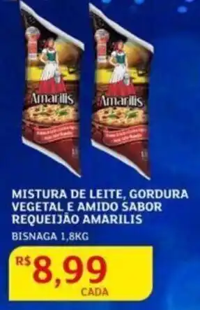 Assaí Atacadista Mistura de Leite, Gordura Vegetal E Amido Sabor Requeijão Amarilis 1.8kg oferta
