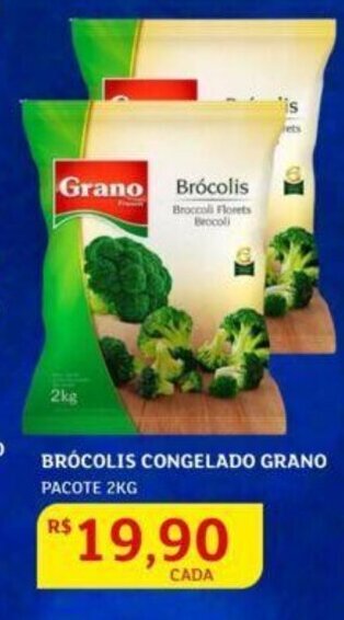 Assaí Atacadista Brócolis Congelado Grano 2kg oferta