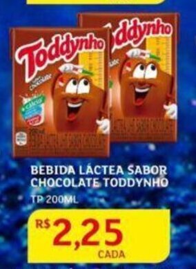 Bebida Láctea sabor Chocolate Toddynho 200ml