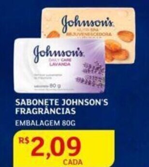 Assaí Atacadista Sabonete Johnson's Fragrancias 80g oferta