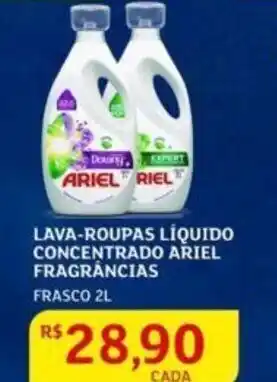 Assaí Atacadista Lava roupas Liquido Concentrado Ariel Fragrancias 2L oferta
