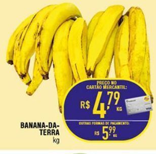 Mercantil Rodrigues Banana da terra kg oferta