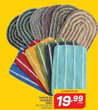 GBarbosa Tapete de algodão krea oferta