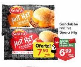 Supermercados Princesa Sanduíche hot hit seara 145g oferta