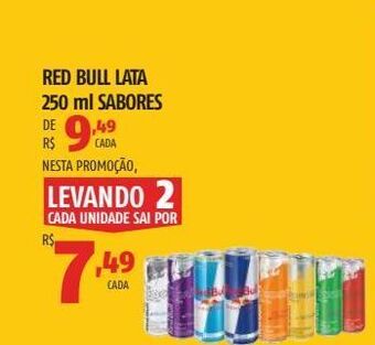 OXXO Red bull lata 250 ml sabores oferta