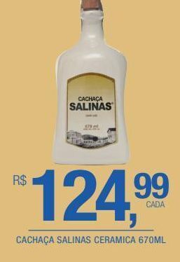DB Supermercados Cachaça salinas ceramica 670ml oferta