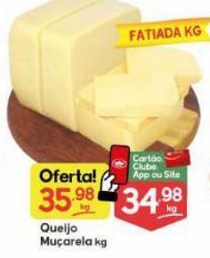 Supermercados Princesa Queijo muçarela kg oferta