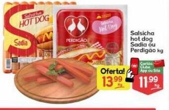 Supermercados Princesa Salsicha hot dog perdigão kg oferta