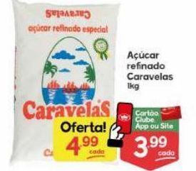 Supermercados Princesa Açúcar caravelas 1kg oferta