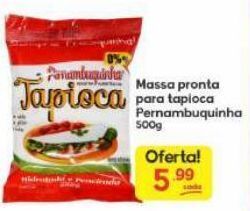 Massa pronta para tapioca pernambuquinha 500g