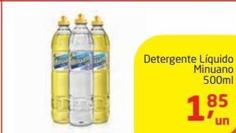 Tenda Atacado Detergente líquido minuano 500ml oferta