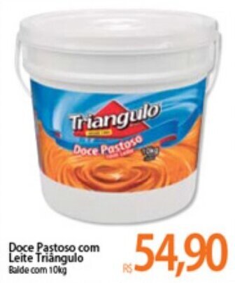 Doce Pastoso com Leite Triangulo 10kg