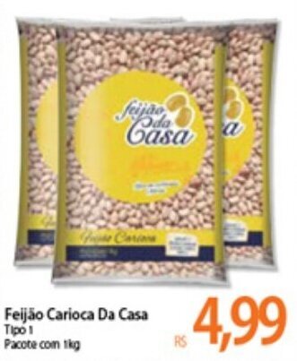 Atacadão Feijao Carioca Da Casa 1kg oferta