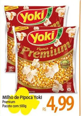 Atacadão Milho de pipoca Yoki 500g oferta