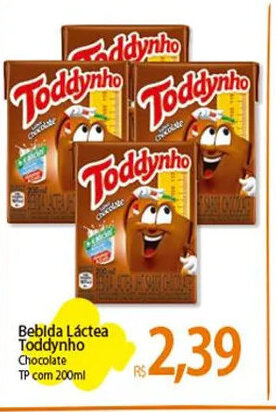 Atacadão Bebida láctea Toddynho 200ml oferta