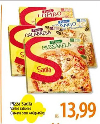 Atacadão Pizza Sadia 440/460g oferta