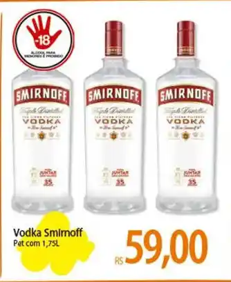 Atacadão Vodka Smirnoff 1.75L oferta