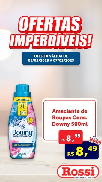 Rossi Supermercado Amaciante de Roupas Conc. Downy 500ml oferta