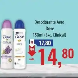 Supermercados BH Desodorante aero dove oferta