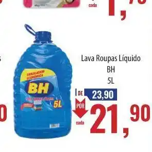 Supermercados BH Lava roupas líquido oferta