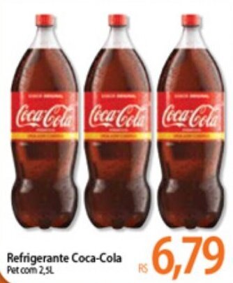 Atacadão Refrigerante Coca-Cola 2.5L oferta