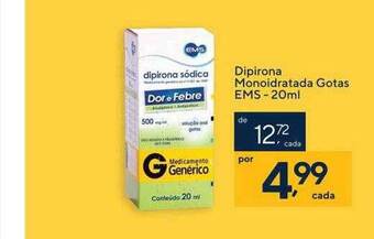Drogaria Coop Dipirona monoidratada gotas ems oferta