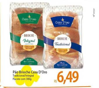 Atacadão Pão brioche casa d'oro oferta