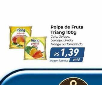Hiper Moreira Polpa de fruta triang oferta
