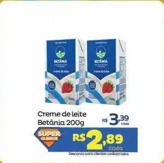 Super Lagoa Creme de leite betânia oferta