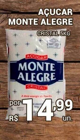 Açucar monte alegre cristal