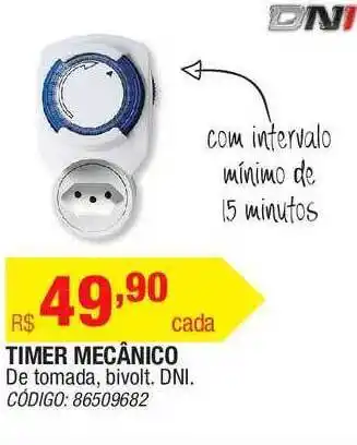 Timer Mecânico Dni