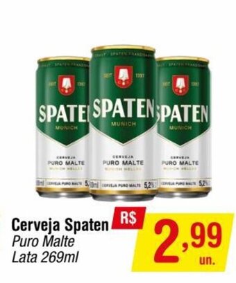 Fort Atacadista Cerveja Spaten 269ml oferta