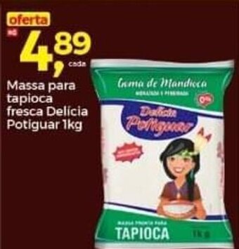 Frangolândia Massa para tapioca fresca Delicia Potiguar 1kg oferta