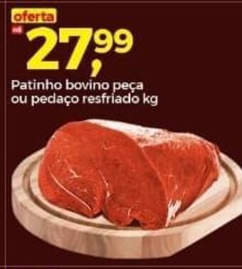 Frangolândia Patinho Bovino peça ou pedaço resf. 1kg oferta