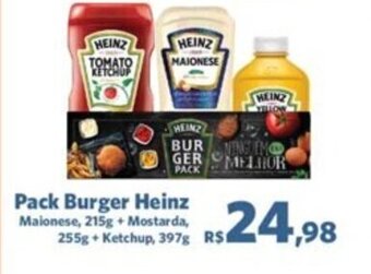 Sam's Club Pack Burger Heinz oferta