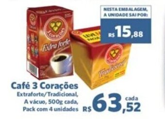 Sam's Club Café 3 Corações 500g oferta