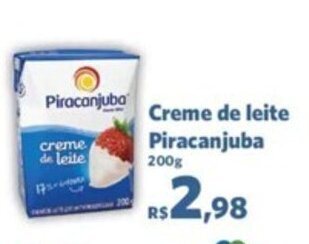 Sam's Club Creme de Leite Piracanjuba 200g oferta