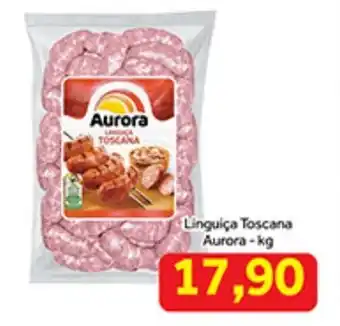 Shibata Supermercados Linguiça Toscana Aurora 1kg oferta