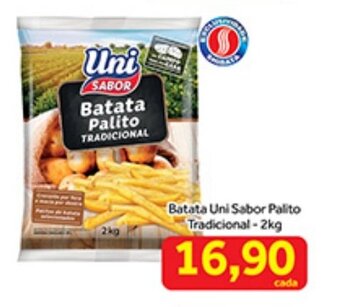 Shibata Supermercados Batata Uni Sabor Palito Tradicional 2kg oferta