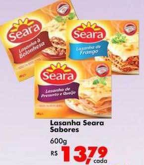 Big Box Lasanha seara sabores oferta