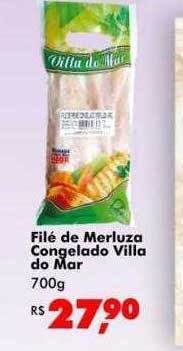Filé de merluza congelado villa do mar
