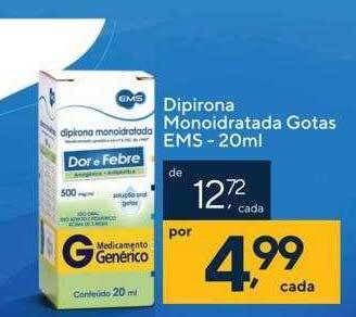Drogaria Coop Dipirona monoidratada gotas ems oferta