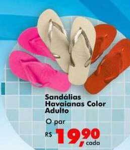 Sandália havaianas color adulto
