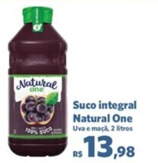 Sam's Club Suco Integral Natural One 2L oferta