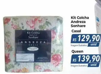 Kit colcha andreza sonhare