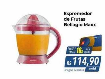 Hiper Moreira Espremedor de frutas bellagio maxx oferta