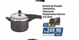 Hiper Moreira Panela de pressão tramontina vancouver fechamento externo oferta